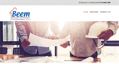 Desktop Screenshot of beemconstructionmi.com