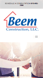 Mobile Screenshot of beemconstructionmi.com